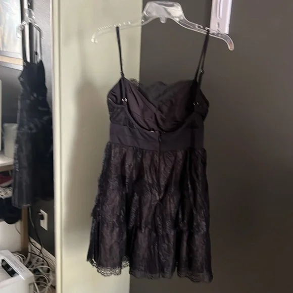 1 hour sale. BCBGMaxazria, black lace dress Medium - Picture 5 of 10